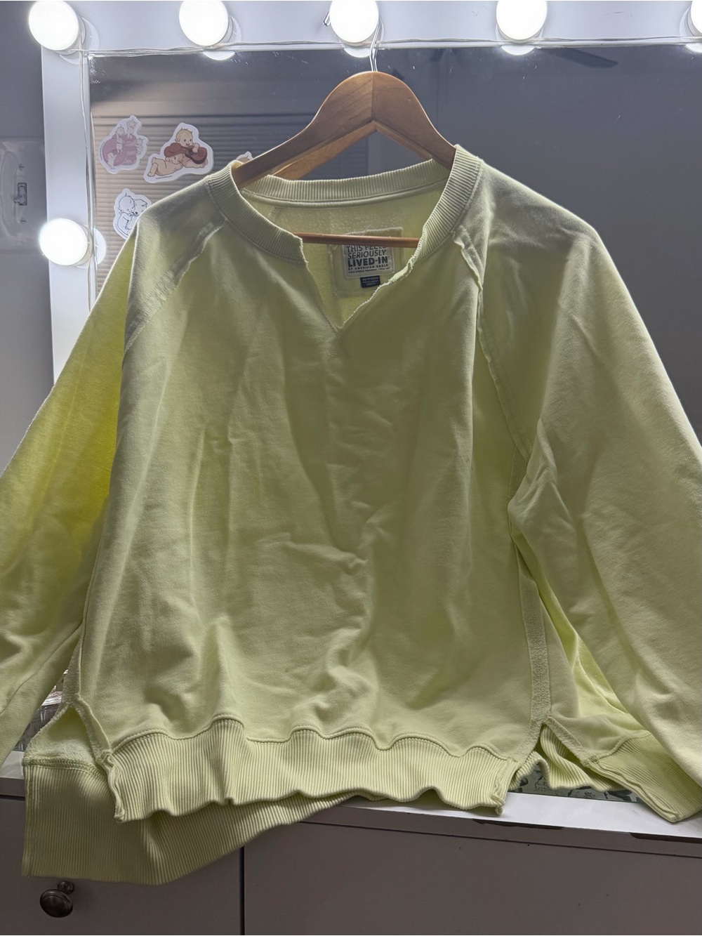 Lime Green American Eagle Sweater